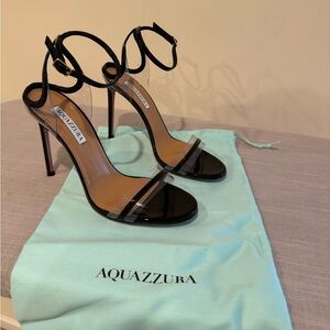 Aquazzura Black heels size 9 worn once